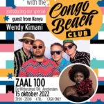 Congo Beach Club in Club 100 zaterdag 15 oktober